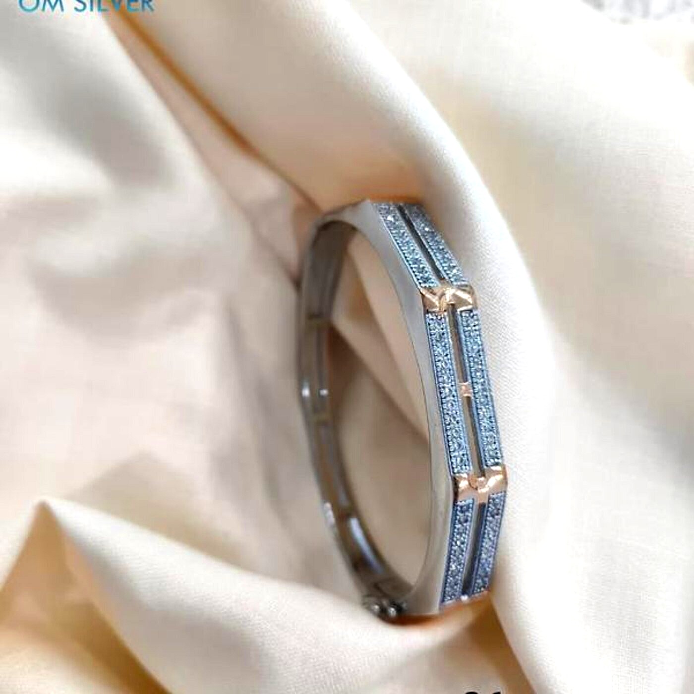 Silver Men's Kada