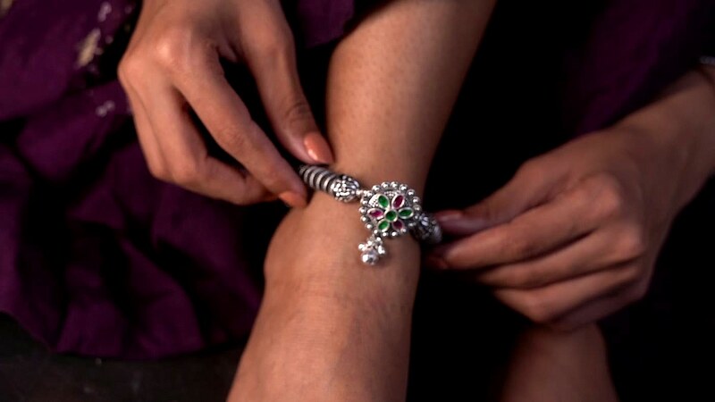 Floral Kada Payal